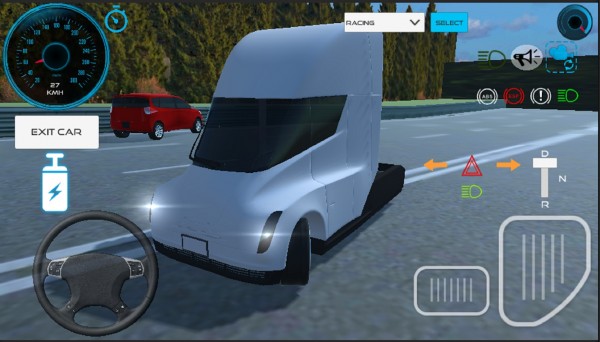 特斯拉汽車(Tesla City Drive Game - Protocol)