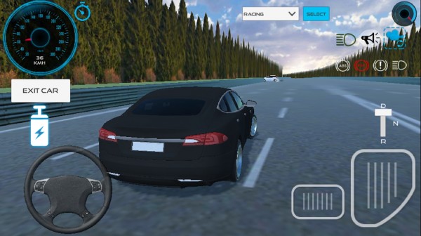 特斯拉汽車(Tesla City Drive Game - Protocol)
