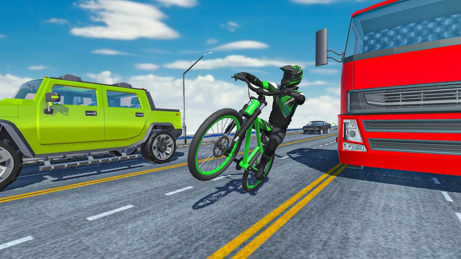 瘋狂的自行車跑酷(Endless Cycle Race)