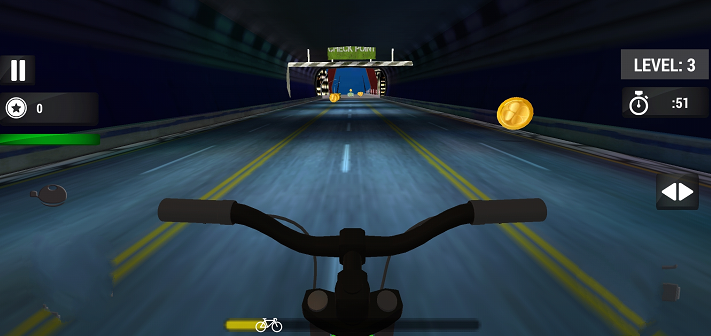 瘋狂的自行車跑酷(Endless Cycle Race)