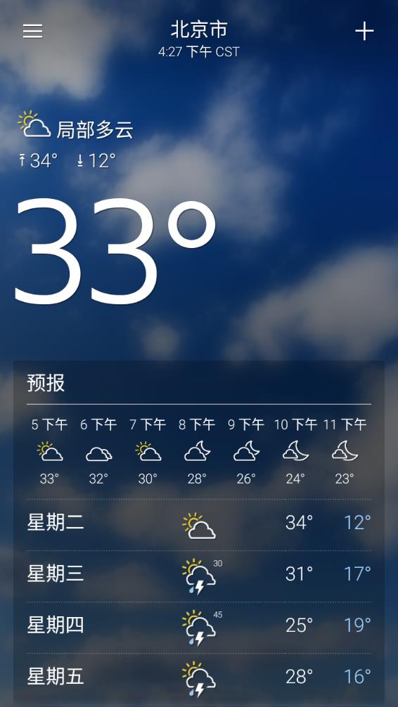 雅虎天氣(Weather)