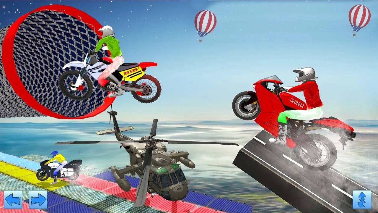高空摩托危險(xiǎn)競(jìng)賽(Moto Bike Stunt Racing Impossibl)
