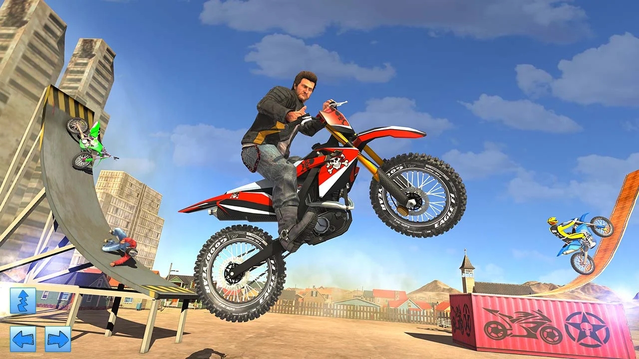 高空摩托危險(xiǎn)競(jìng)賽(Moto Bike Stunt Racing Impossibl)