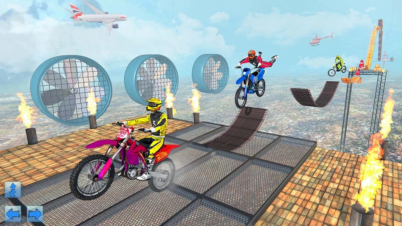 高空摩托危險(xiǎn)競(jìng)賽(Moto Bike Stunt Racing Impossibl)