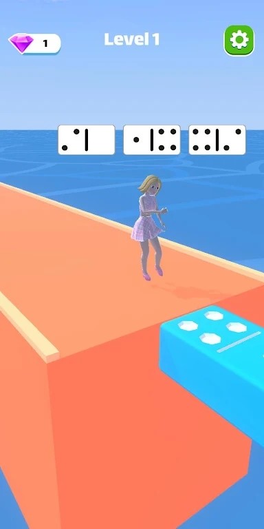 多米諾少女沖刺(Dominoes Run)