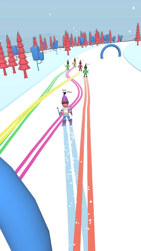滑雪山3d(Skier hill 3d)
