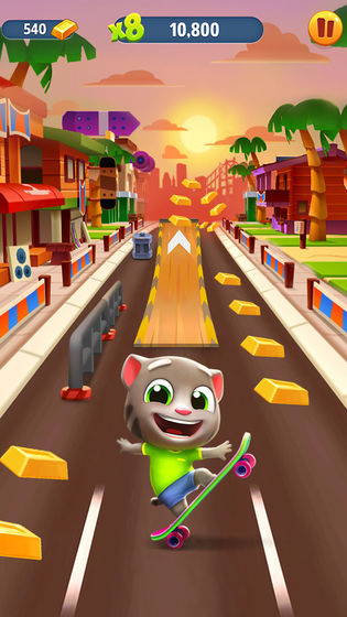 汤姆猫跑酷正版(Talking Tom Gold Run)