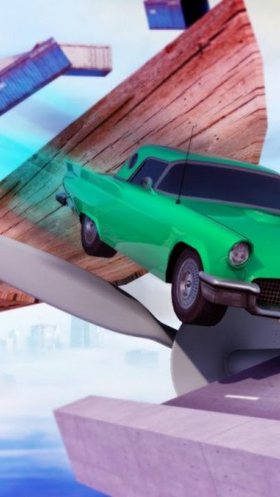 空中賽道(Impossible Car Driving)