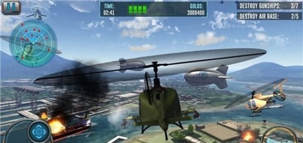 武裝直升機(jī)空中支援3D