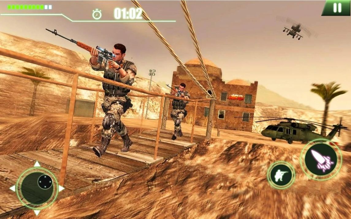 狙擊手掩護射手(Army Commando Shooter)