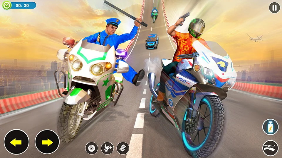 警察特技駕駛(Police Bike Stunts)