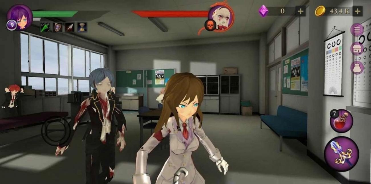 女子高中僵尸模擬器(Anime High School Zombie)