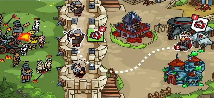 建造围墙的塔防游戏