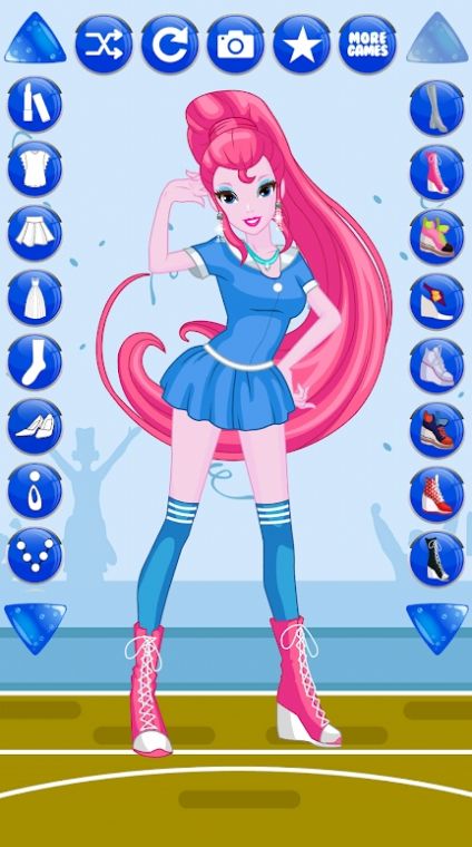 啦啦队队长打扮(Cheerleader Dress Up)