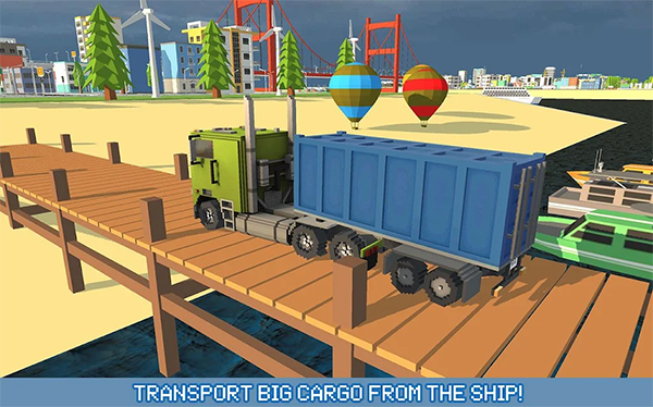 像素卡車城市運(yùn)輸(Blocky Truck Urban Transport)