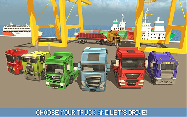 像素卡車城市運(yùn)輸(Blocky Truck Urban Transport)