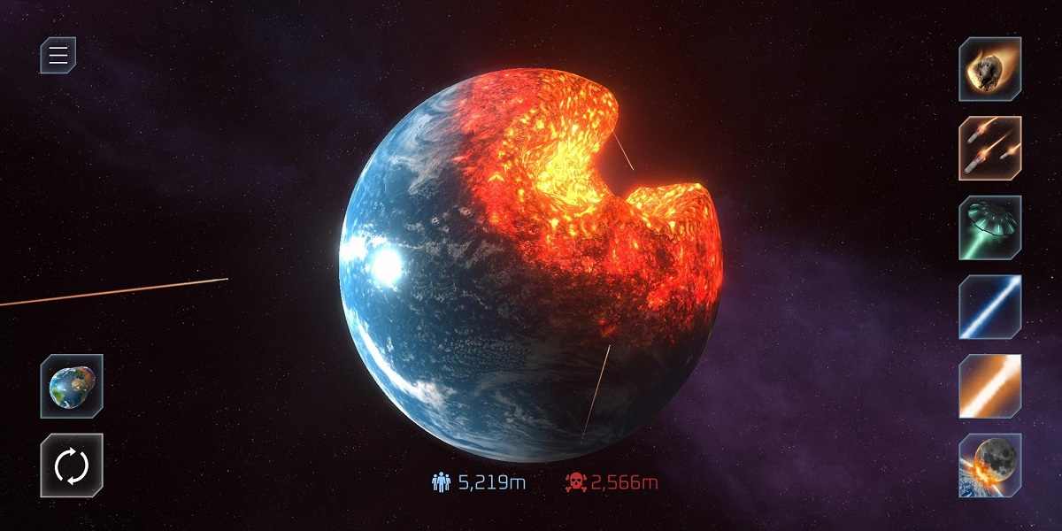 星球爆炸模擬器