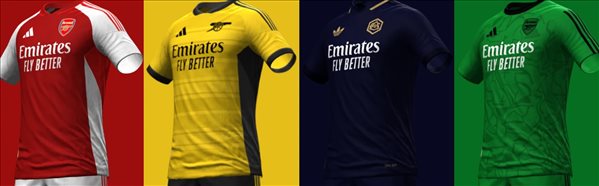 EA Sports FC 25沉浸式阿森纳球衣1MOD