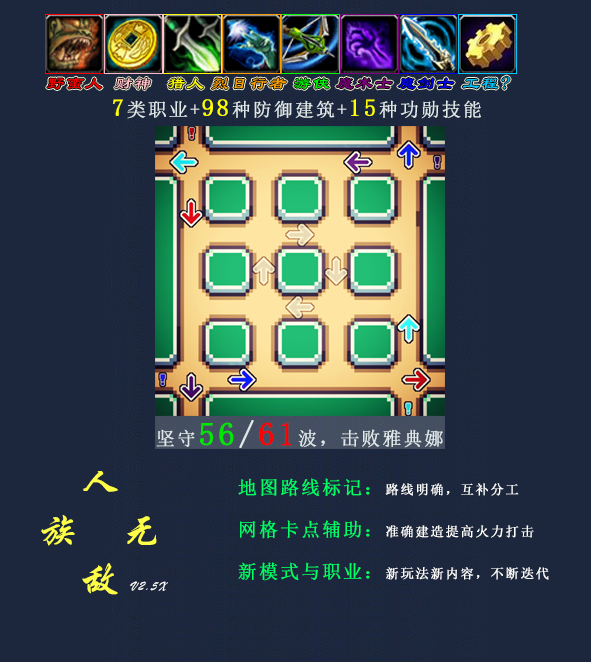 魔獸爭霸3人族無敵地圖