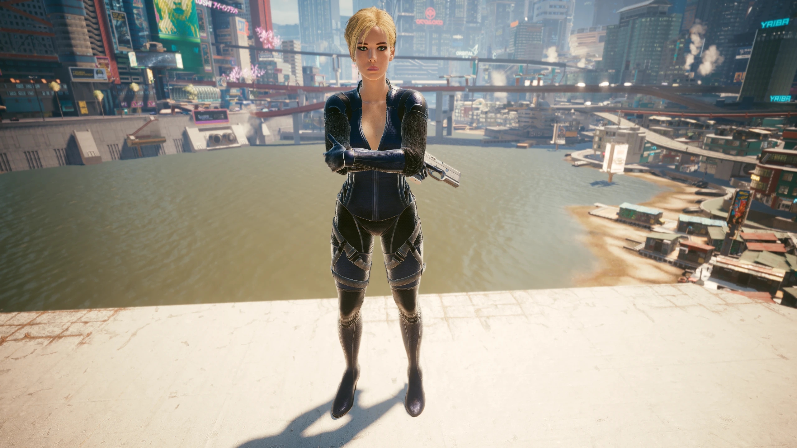 賽博朋克2077生化吉爾戰(zhàn)斗服和頭發(fā)MOD