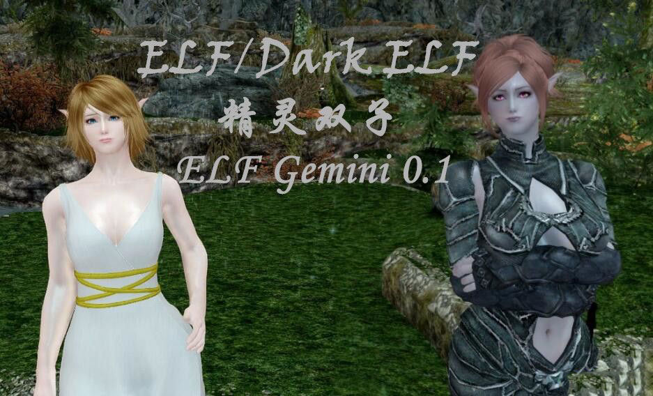 上古卷轴5天际重制版精灵双子随从MOD