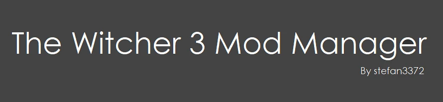 巫师3狂猎MOD管理器中文版