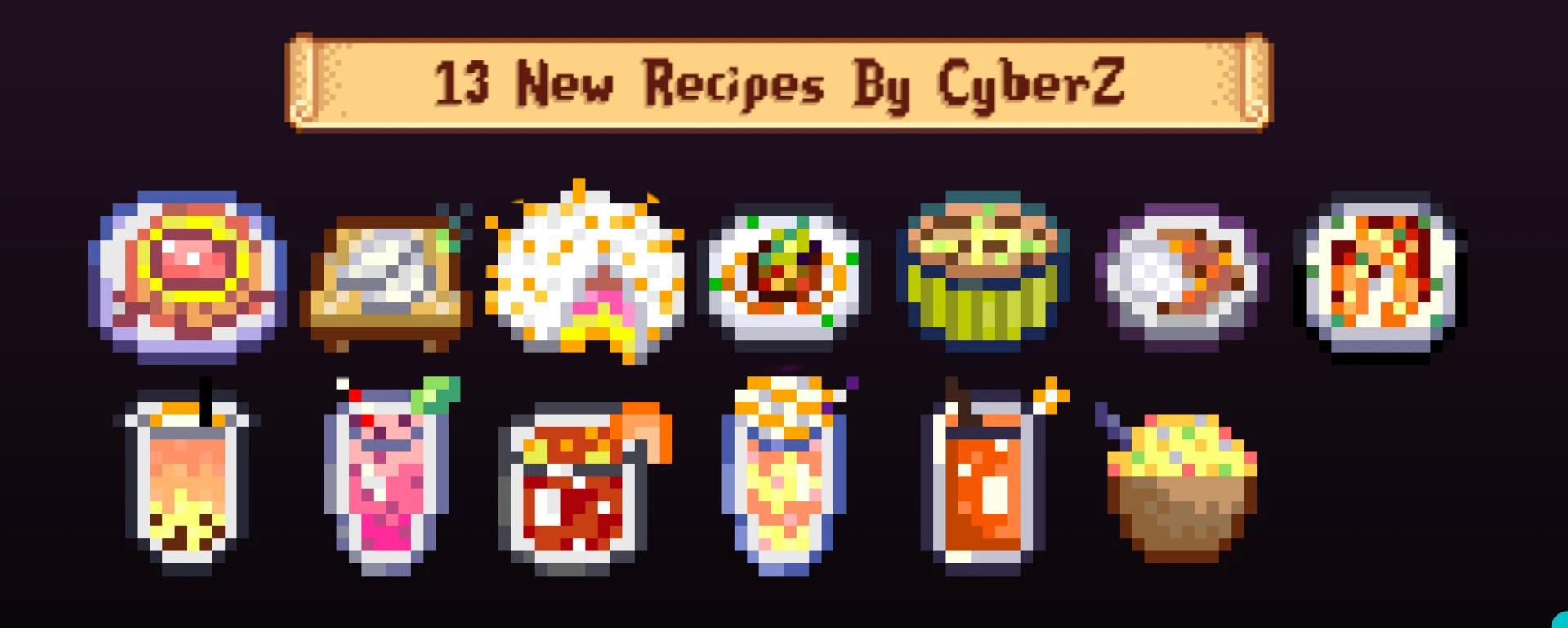 星露谷物语添加新食谱MOD
