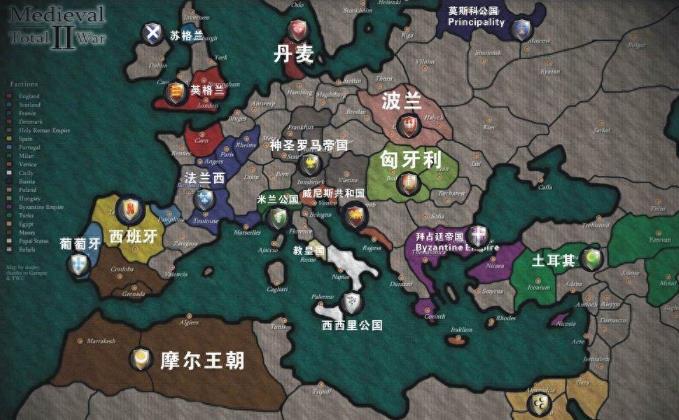 中世纪2全面战争汉化补丁