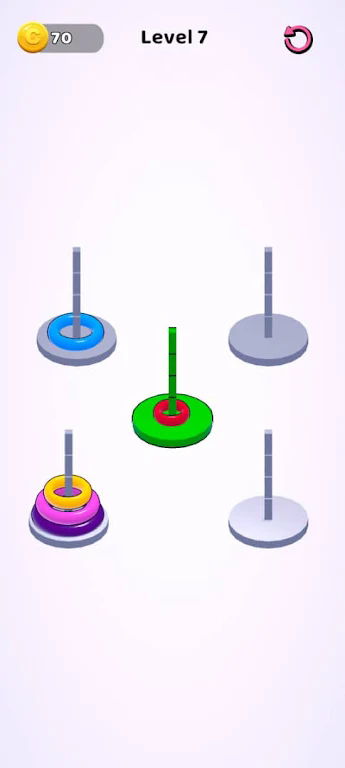 戒指尺寸堆叠分类(Ring Stack: Size Sorting)