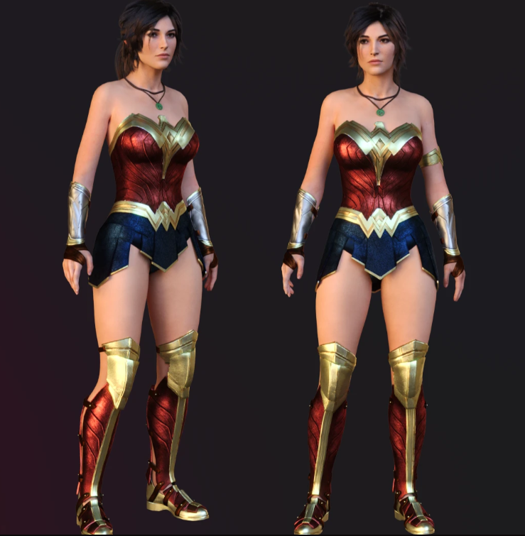 古墓丽影暗影劳拉神奇女侠服装MOD