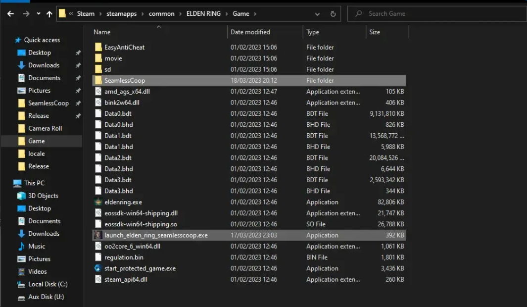 艾尔登法环无缝联机MOD