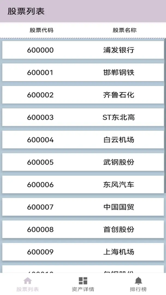 股票模拟