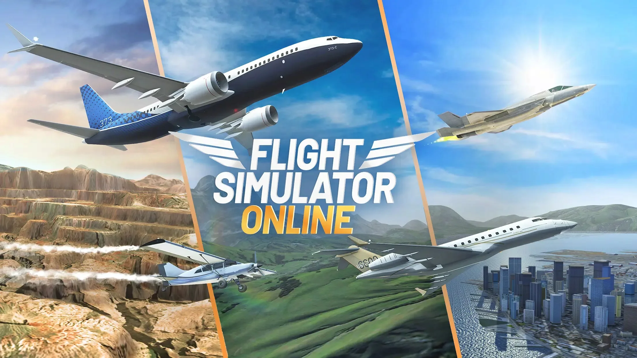 飞行模拟器飞机全解锁版(Flight Sim)