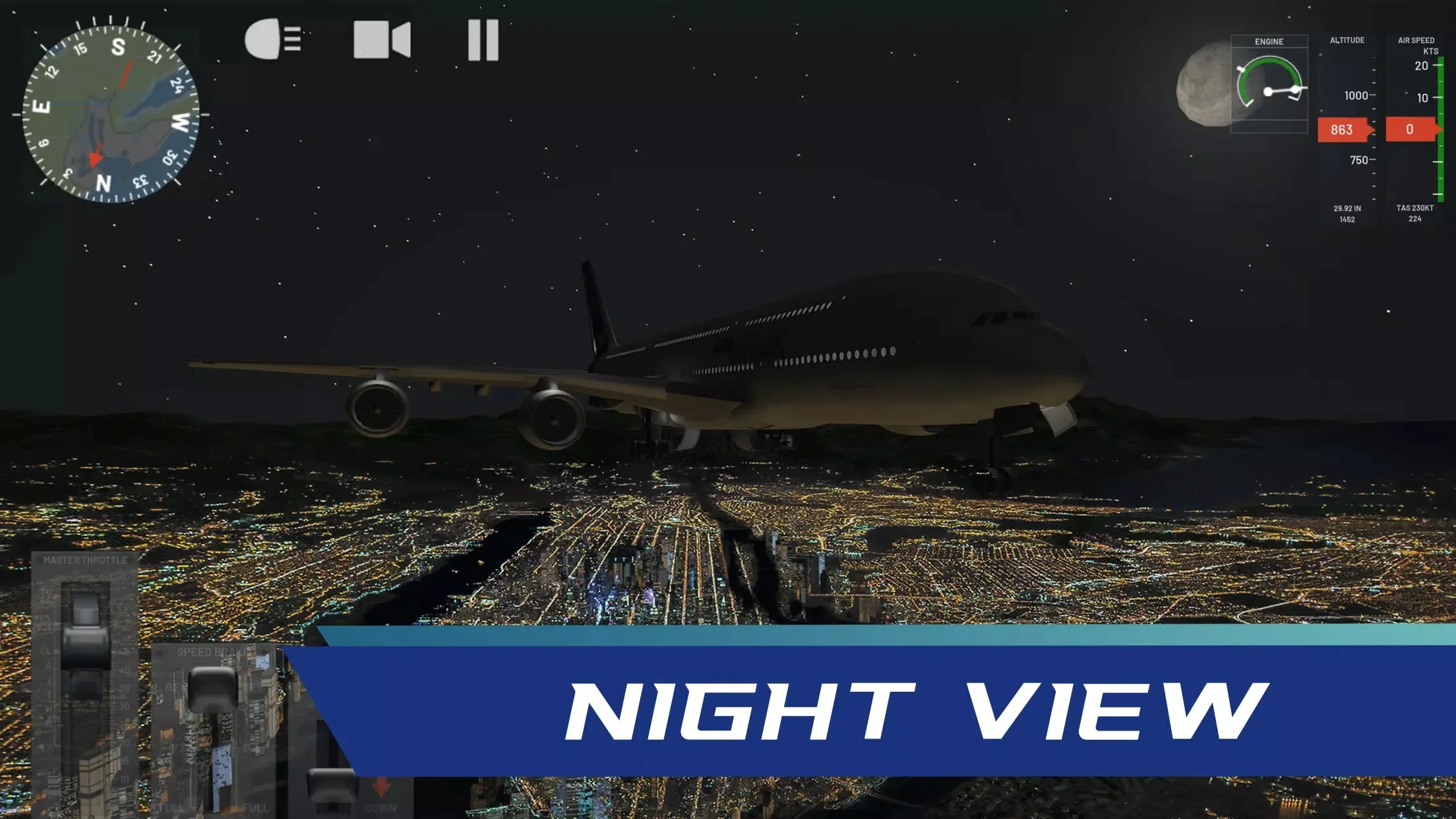 飞行模拟器飞机全解锁版(Flight Sim)