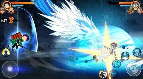 火柴人鬼灭之刃免广告(Stick Demon Shadow Fight)