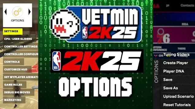 NBA 2K25自定义模式与规则修改MOD