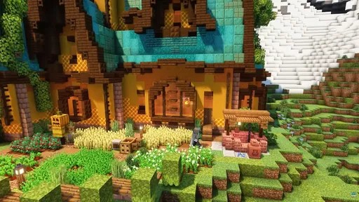 像素建造天空岛(Crafting Pixelart)