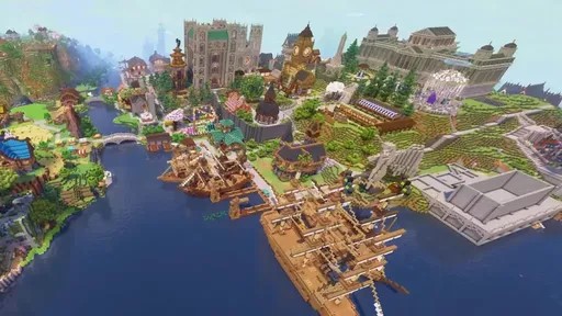 像素建造天空岛(Crafting Pixelart)