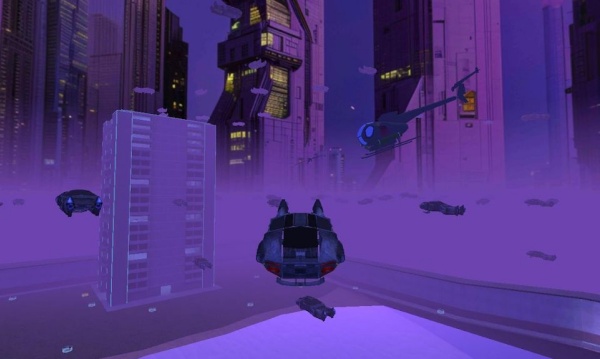 赛博都市霓虹机器人