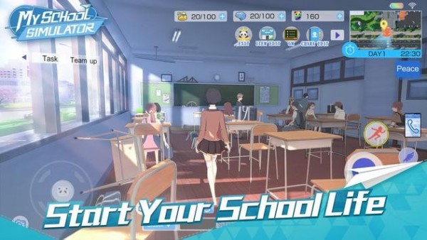 青春校园模拟器正版(My School Simulator)