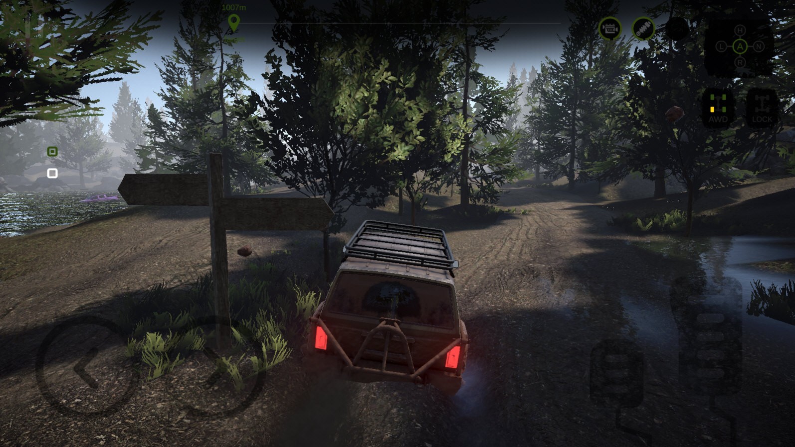 泥泞越野汽车模拟器