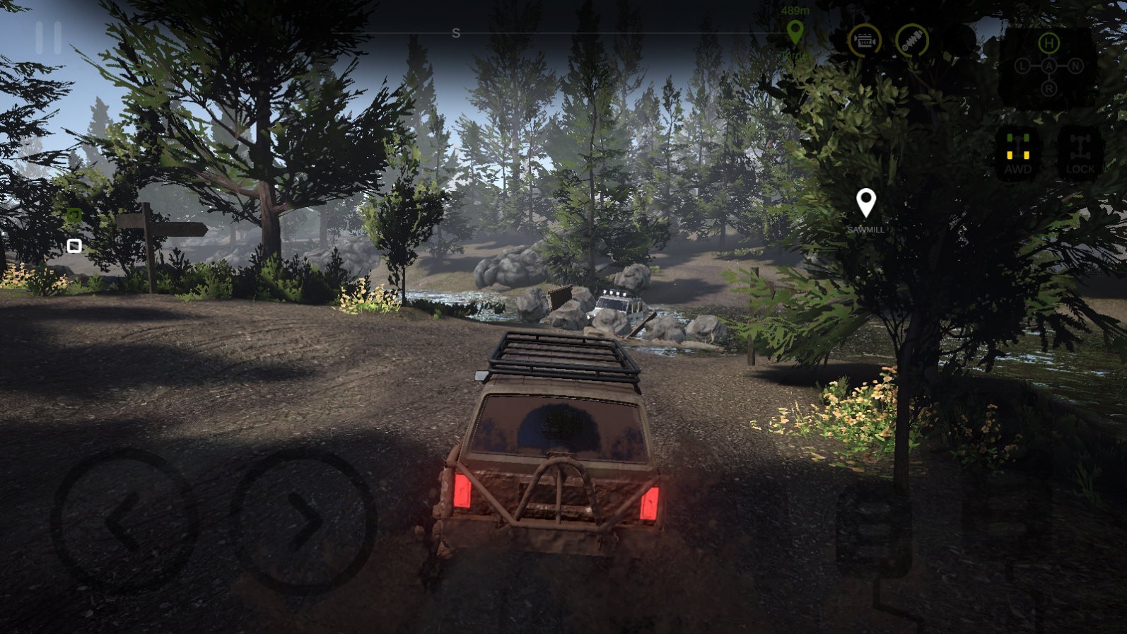 泥泞越野汽车模拟器