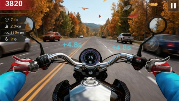 摩托车手公路赛