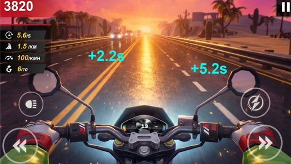 摩托车手公路赛