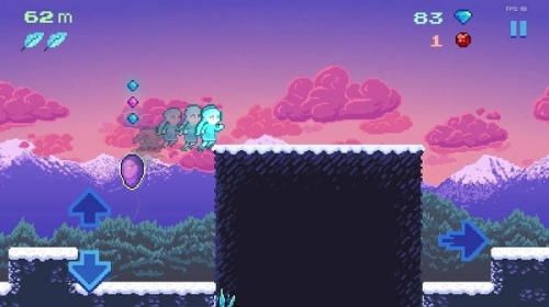 无尽的像素跑酷