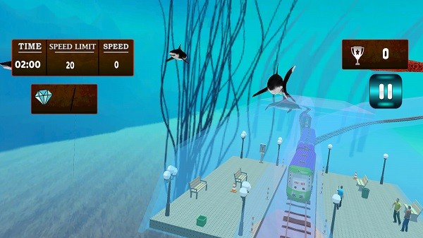 水下火车驾驶模拟器