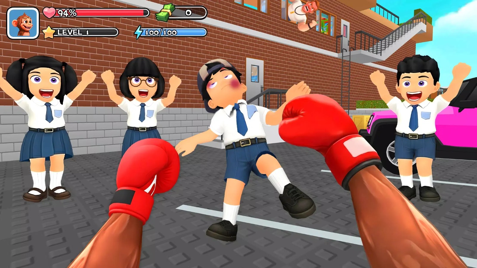 猴子学生校园恶作剧