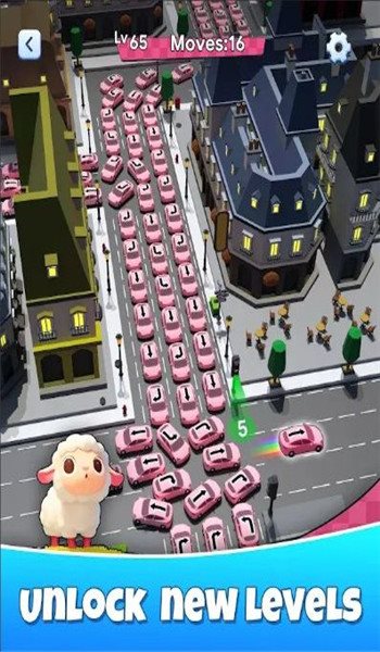 交通3D停车塞车