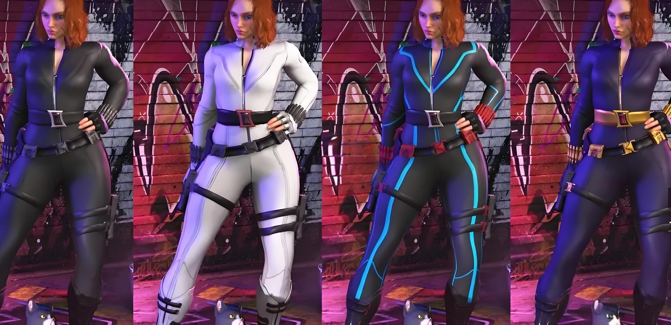 《街头霸王6》嘉米的漫威黑寡妇作战服MOD