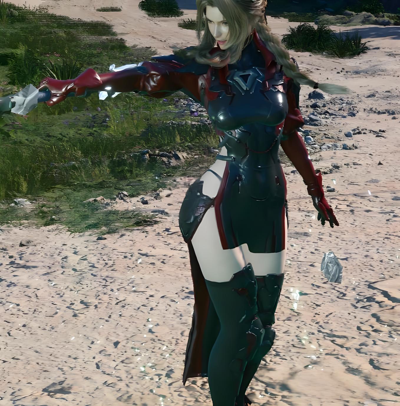 《最终幻想7：重生》爱丽丝的第一后裔终极格莱作战服MOD